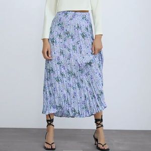 Zara Floral Printed Skirt